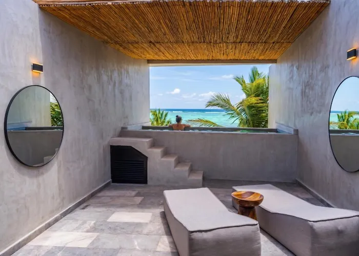Apartment Beachfront 1br With Private Pool In Bahia Soliman Tulum