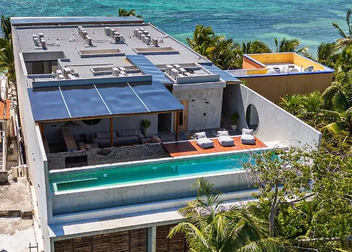 Beachfront 1br With Private Pool In Bahia Soliman * Tulum