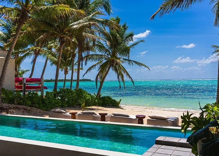 Beachfront 1br With Private Pool In Bahia Soliman Apartment Tulum