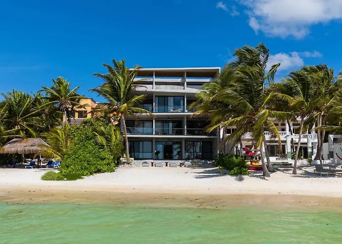 Beachfront 1br With Private Pool In Bahia Soliman Tulum