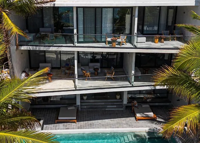 Beachfront 1br With Private Pool In Bahia Soliman Apartment