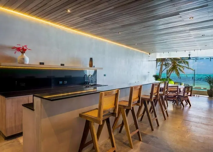 Beachfront 1br With Private Pool In Bahia Soliman Apartment